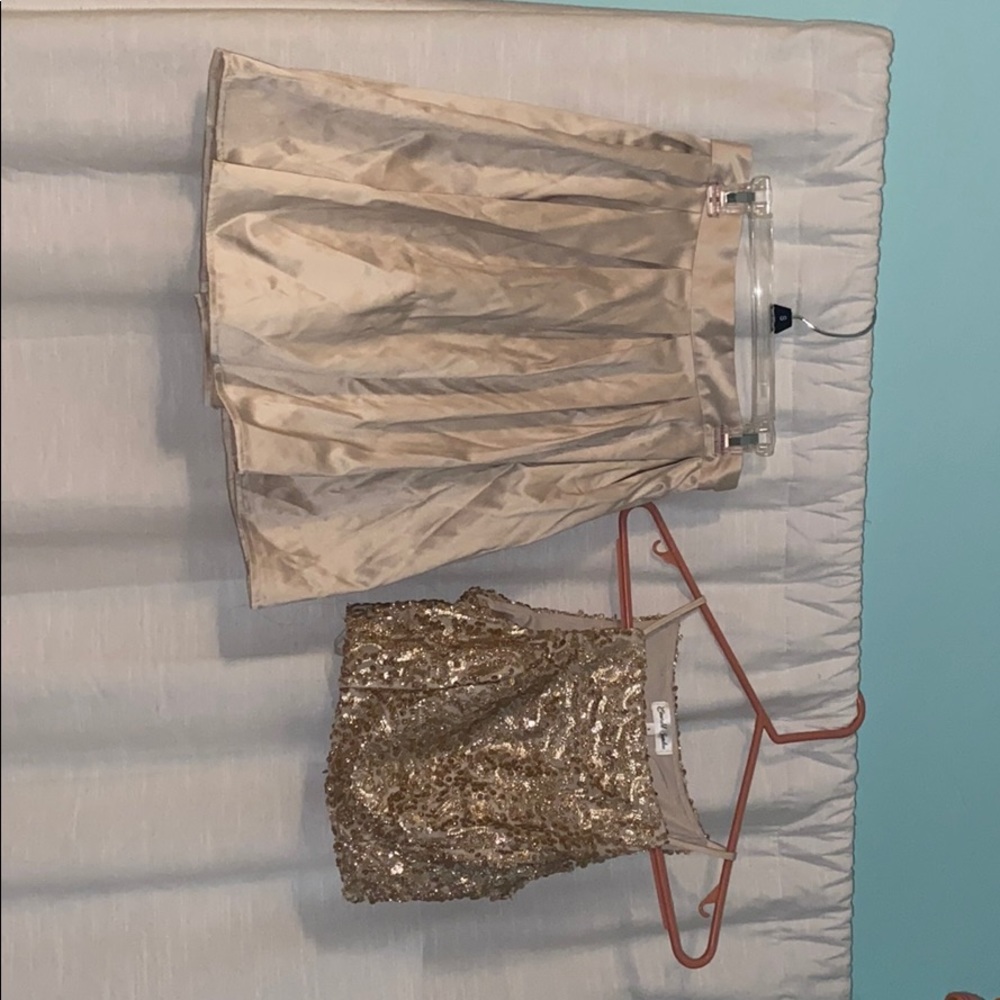 Two Piece Homecoming Dress